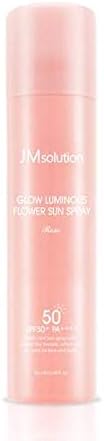 JM solution - Glow Luminous Flower Sun Spray - Rose - SPF50+/PA++++
