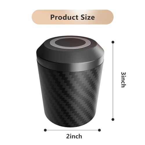 Image of Car Ashtray ,car ashtray with lid smell proof with Built-In Cigarette Recess Anti-Odor ashtray for car smell proof Fits Most Cars /Vent Cup Holders Home Office