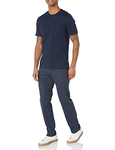 Image of Amazon Essentials Men's Short-Sleeve Crewneck Pocket T-Shirts, Pack of 2