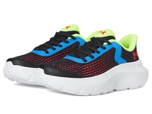 Under Armour Rogue 4 noir jaune running enfant lacets alternatifs 10.5