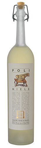 3er Set Jacopo Poli Grappa Miele (Honig) Museo della Grappa (3 x 0,5 Liter)