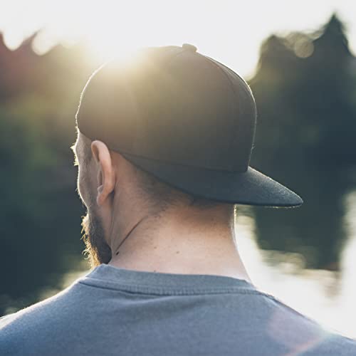 Custom Embroidered Snapback Hats Men Women Hip Hop Personalized Adjustable Snapback Hats Add Picture/Text/Logo Custom Baseball Caps Flat Brim Outdoors Sun Visors Black #TOP5