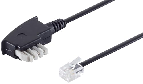 1aTTack.de 1x 3,0 m - Cavo telefonico piatto TAE-N a RJ11 6/4 compatibile con Philips