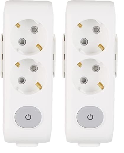 Viko Multi-Let İkili Priz Anahtarlı Topraklı Çocuk Korumalı Klemensli (Kablosuz) 2li paket