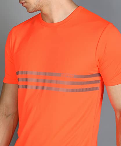 Image of Mens Round Neck T-Shirt for Workout and Running