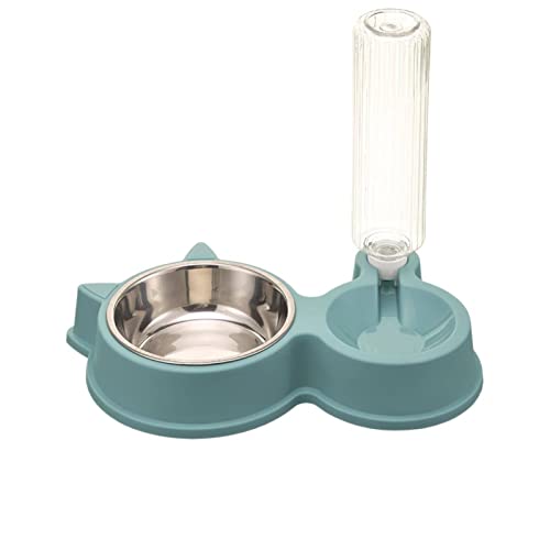 ORZKEY 犬用ボウル 犬/猫用ボウル ダブルボウル 自動飲水器 フードボウル 犬用ボウル 猫用ウォーターボウル 転倒防止 ご飯ボウル ペット用品