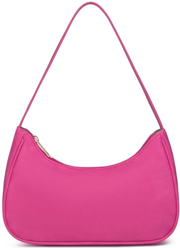 Image of Afashor Shoulder Bags for Women Vegan Leather Hobo Sling Tote Handbag Retro Clutch Purse with Zipper Closure