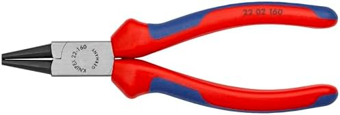 KNIPEX Round Nose Jeweler's Pliers - Precision Electronics & Jewelry Making Pliers With Hardened Cutting Edges