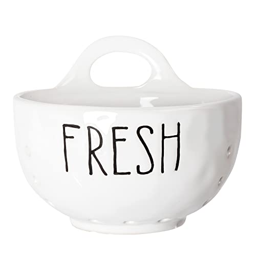 Luciano Housewares 65689 Farmhouse Modern Ceramic Berry Strainer thumb #1