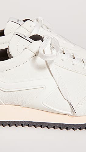Rag & Bone Women's Retro Runner Sneakers, Antique White, 5 Medium Us #TOP3
