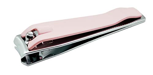 Professional Stainless Steel Manicure Tools, Gift for woman and man (Nail Clipper, Pink)