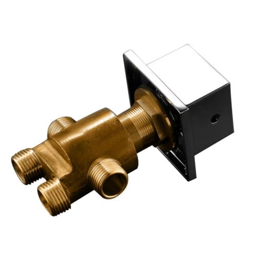 Robinet de baignoire cascade argenté - 5 trous - Robinet de lavabo de salle de bain - Robinet de baignoire - Robinet de baignoire avec douchette à main