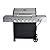 Amazon Basics Freestanding Gas Grill with Side Burner, 6 Burner (66,000 BTU)