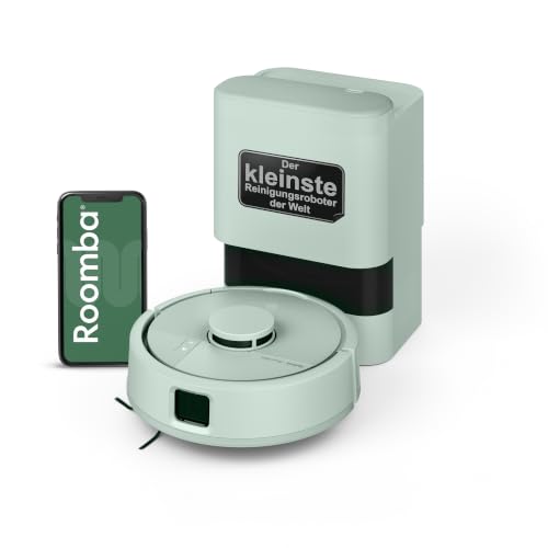 iRobot Roomba Mini Saugroboter mit Wischfunktion, AutoEmpty Basis, LiDAR – Ansicht 1