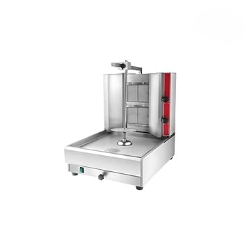 Gas Shawarma Machine PG-2 – Professional Gas Shawarma Grill, Stainless Steel (Two Burner)