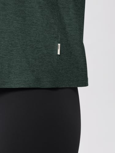 Image of ODODOS Women's Performance Cropped Tee Ultra Soft odSTRATUM Tech Short Sleeve Relaxed Top Crew Neck T-Shirts