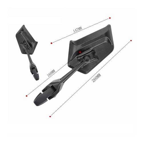 Espejos retrovisores manillar gran angular para motos Suzuki GSX-S750 y Bandit 4
