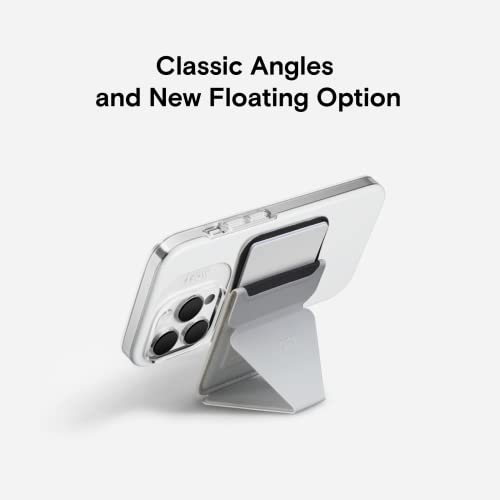 Image of MOFT MagSafe Wallet Stand for iPhone 14 /13 /12 Series MagSafe Compatible Phone Stand with 3 Viewing Angles (Misty Cove)