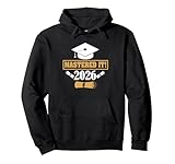 Mastered It 2026 Master Degree Graduation Class Of 2026 Pullover Hoodie