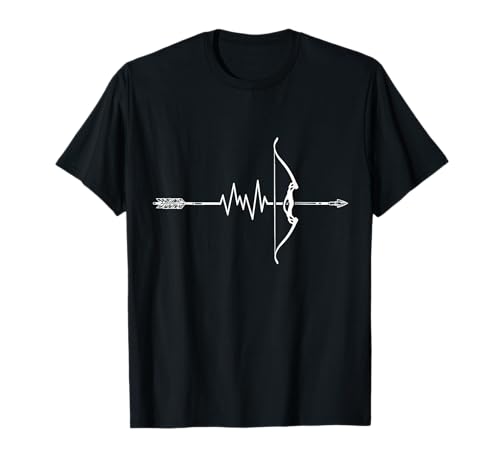 Anime Lover Gift - Heartbeat Bow Hunting Archer Archery T-Shirt