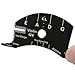 Piutouyar Black 4/4 Violin Bridges, Violin Bridge Fingerboard Repair Reference Tool Violins Making Template Tool Replacement Part