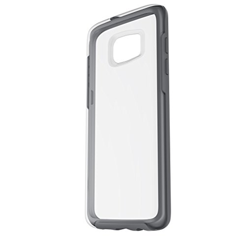 OTTERBOX Symmetry Clear Series Case for Samsung Galaxy S7 Edge - Retail Packaging - Grey Crystal (Clear/Gunmetal Grey)