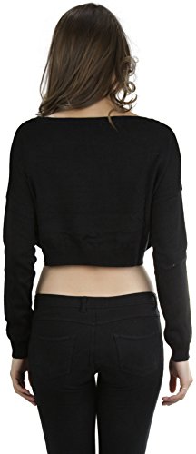 Image of ToBeInStyle Women's Long Sleeve Cropped Sweater