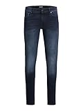 JACK & JONES Jjiliam Jjoriginal Agi 004 Noos Homme Jean skinny, Bleu Fonce, 32