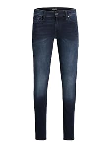 JACK & JONES Men's Liam Skinny Fit Jeans,