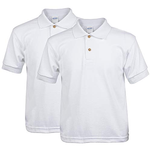 Gildan Youth Jersey Polo, 2-Pack