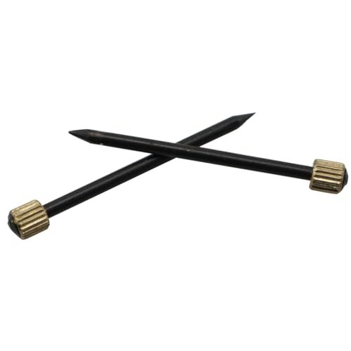 Image of LQ Industrial 40PCS 1.8x35mm Black Copperhead Nails Picture Hanging Peg Hardware Nail Steel Wall Mounted Stud for Fixing Hook and Hanging Kitchen Tool