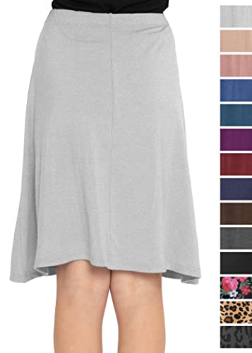 Image of STRETCH IS COMFORT Girls Skirts Flowy A Line Knee Length and Ankle Length | Elastic Waist, Kids School Skirt, Girls Maxi Skirt, Black Skirt For Girls, Faldas Para Ninas, Girls Long Skirt, Long skirts
