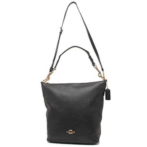 Coach Women's Leather Abby Duffle Shoulder Bag No Size (Im/Black)