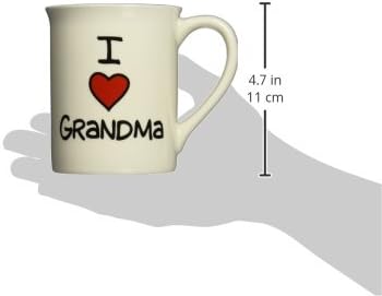 Our Name is Mud “I Heart Grandma” Stoneware Mug, 16 oz. - Image 3