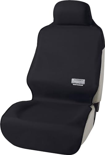 シートカバー ファインテックス 軽/普通車用 フロント1枚 防水 取付簡単 丸洗いOK フロント1席 ブラック 4361-10BK