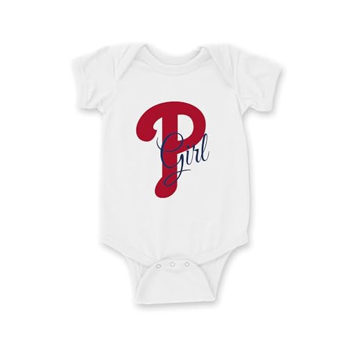 Phillies Girl Quote baby bodysuit White (R77)
