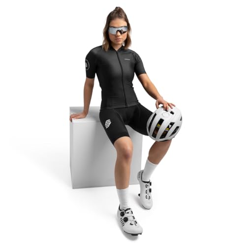 SIROKO - Maillot Vélo pour Femme M2 New Moon - M - Noir – vue 3
