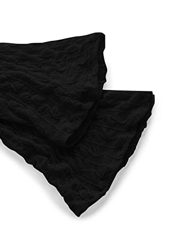 Verdusa Women's 90s Top Bell Long Sleeve Tie Front Textured Sheer Cardigan Going Out Tops Y2k Clothes3