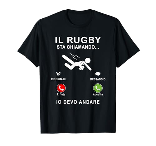 Un regalo divertente per gli appassionati di rugby Maglietta