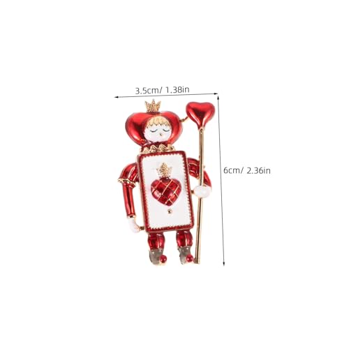 Épingle à mains coeur rouge pour fixer et décorer vos vêtements - 7