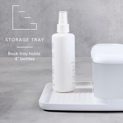 Rangement lavabo encombré avec le plateau de comptoir YouCopia à séparateurs