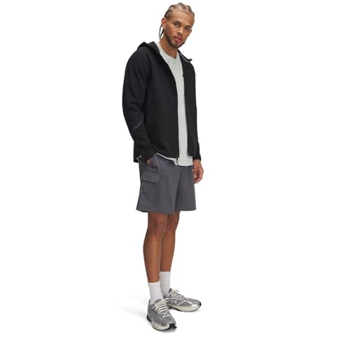 Short Cargo UA Vibe Woven Under Armour en toile légère stretch gris M