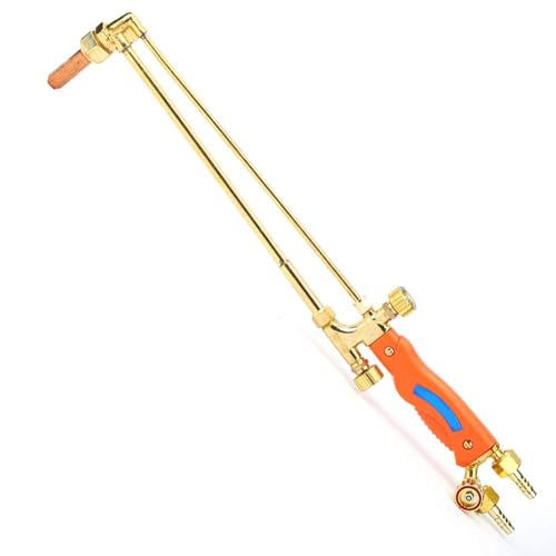 Fafeicy Cannello Taglio Cannello per Saldatura Utensile per Taglio del Gas In Acciaio Tubo Dell'Iniettore per Ossigeno/Acetilene Adatto per Cantieri Macchinari