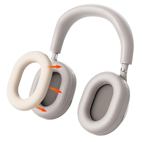 Sony WH-1000XM6�p�V���R���C���[�p�b�h�J�o�[�A�h���A���h�~�A�W���Ή��C���[�N�b�V�����v���e�N�^�[�A�������ȒP�A���[�N�A�E�g�◷�s�Ƀ\�t�g�t�B�b�g - �S�[���h