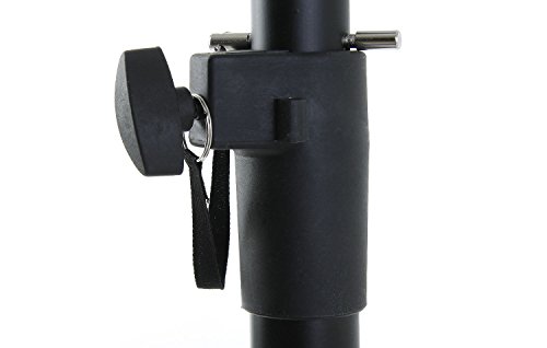 Unbekannt Hall Stands SKDB039 höhenverstellbarer Studio Monitor Ständer schwarz pulverbeschichtet