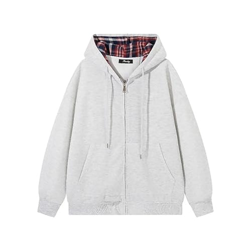 Veste respirante pour homme contre le froid sweat zippé en coton gris