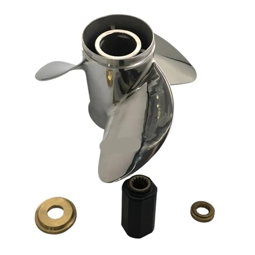 Image of Propeller 15 1 /2x17 for Engines 175HP 220HP 225HP 250HP Ship Stainless Steel 15 Tooth Spline LH 48-90159A46