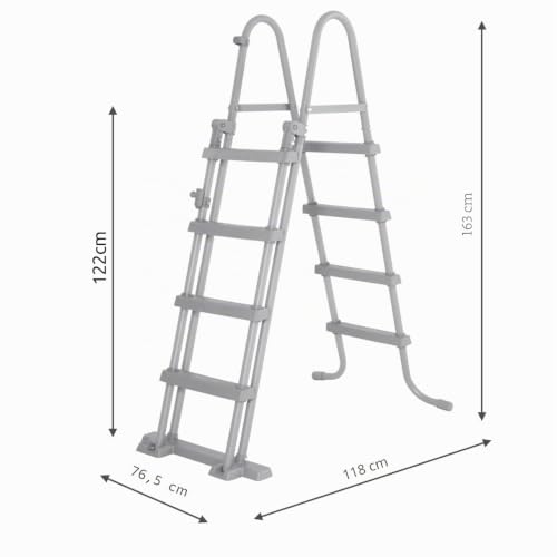 Bestway Échelle de piscine à 4 marches Flowclear 122 cm...