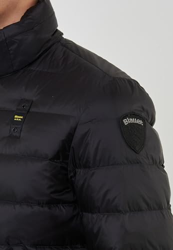 Blauer Para Hombre. 25WBLUC03088 Chaqueta Austin Negro (L), Casual, Poliamida, Manga Larga - 6