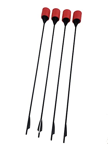 Arrow Soft Arrows Foam Tipped for ArrowSoft Pop Out Game and Archery Tag! (Red, 8)